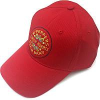 The Beatles czapka z daszkiem, Sgt Pepper Drum Red Baseball, unisex