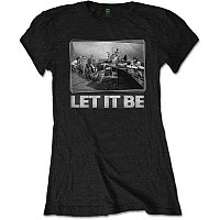 The Beatles koszulka, Let It Be Studio Girly Black, damskie