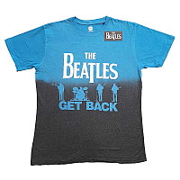 The Beatles koszulka, Get Back Blue Dip-Dye, męskie