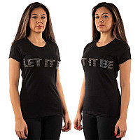 The Beatles koszulka, Let It Be Diamante Black, damskie