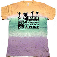 The Beatles koszulka, Get Back Gradient Dip-Dye, męskie