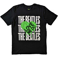 The Beatles koszulka, Love Me Do Graffiti Heart Black, męskie