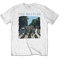 The Beatles koszulka, Abbey Road & Logo White, męskie