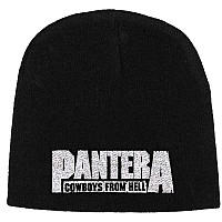 Pantera zimowa czapka zimowa, Cowboys from Hell White, unisex