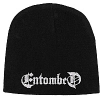 Entombed zimowa czapka zimowa, Logo Black, unisex