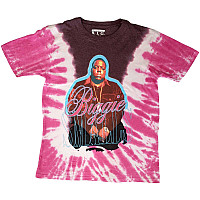 Notorious B.I.G. koszulka, Neon Glow Dip Dye Wash Pink, męskie
