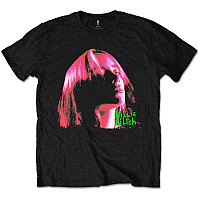 Billie Eilish koszulka, Neon Shadow Pink Black, męskie