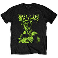 Billie Eilish koszulka, Illustration Black, męskie