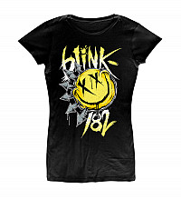Blink 182 koszulka, Big Smile Girly Black, damskie