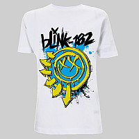 Blink 182 koszulka, Smiley 2.0 White, męskie