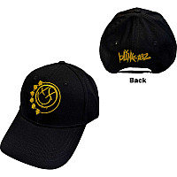 Blink 182 czapka z daszkiem, Yellow Six Arrow Smile Embroidered Black