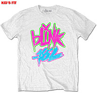 Blink 182 koszulka, Neon Logo White, dziecięcy