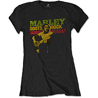 Bob Marley koszulka, Roots, Rock, Reggae Black, damskie