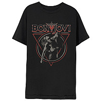 Bon Jovi koszulka, Triangle Overlap Black, męskie