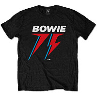 David Bowie koszulka, 75th Logo Black, męskie