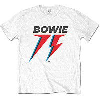 David Bowie koszulka, 75th Logo White, męskie
