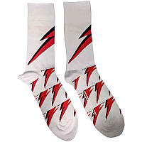 David Bowie ponožky, Flash White, unisex - velikost 4 až 7 (36 - 40 EU)