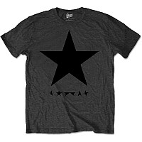 David Bowie koszulka, Blacszttar (Black on Grey), męskie