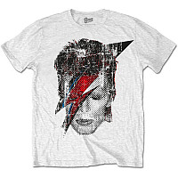 David Bowie koszulka, Halftone Flash Face, męskie