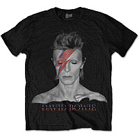 David Bowie koszulka, Aladdin Sane Black, męskie