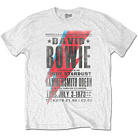 David Bowie koszulka, Hammersmith Odeon White, męskie
