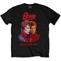 David Bowie koszulka, New York City Black, męskie