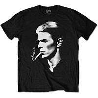 David Bowie koszulka, Smoke Black, męskie