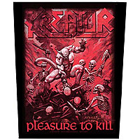 Kreator naszywka na plecy 30x27x36 cm, Pleasure To Kill