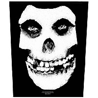 Misfits naszywka na plecy 30x27x36 cm, Face Skull Black
