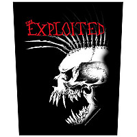 The Exploited naszywka na plecy 30x27x36 cm, Bastard Skull
