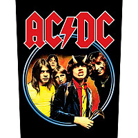 AC/DC naszywka na plecy 30x27x36 cm, Highway to Hell