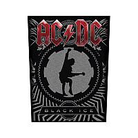 AC/DC naszywka na plecy 30x27x36 cm, Black Ice