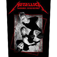 Metallica naszywka na plecy 30x27x36 cm, Hardwired Concrete
