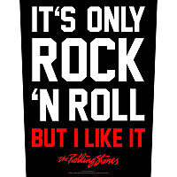 Rolling Stones naszywka na plecy 30x27x36 cm, It's Only Rock N' Roll