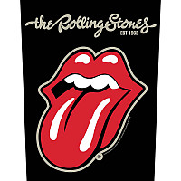 Rolling Stones naszywka na plecy 30x27x36 cm, Black Ice