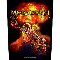 Megadeth naszywka na plecy 30x27x36 cm, Nuclear