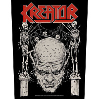 Kreator naszywka na plecy 30x27x36 cm, Skull & Skeletons