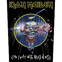 Iron Maiden naszywka na plecy 30x27x36 cm, Can I Play With Madness, unisex