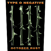 Type O Negative naszywka na plecy 30x27x36 cm, October Rust