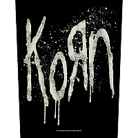 Korn naszywka na plecy 30x27x36 cm, Splatter Logo