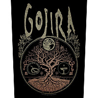 Gojira naszywka na plecy 30x27x36 cm, Tree Of Life