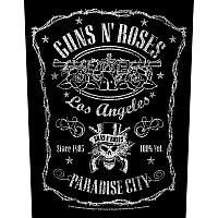 Guns N Roses naszywka na plecy CO+PES 30x27x36 cm, Paradise City