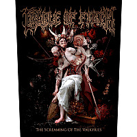 Cradle Of Filth naszywka na plecy CO+PES 30x27x36 cm, Screaming Of The Valkyries