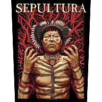 Sepultura naszywka na plecy CO+PES 30x27x36 cm, Roots Black