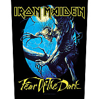 Iron Maiden naszywka na plecy 30x27x36 cm, Fear of the Dark, unisex