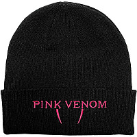 BlackPink zimowa czapka zimowa, Pink Venom Black, unisex