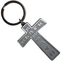 Black Sabbath kovová brelok 55mm, Cross Zinc