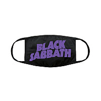 Black Sabbath bavlněná maska na ústa, Wavy Logo