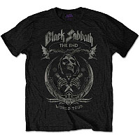 Black Sabbath koszulka, The End Mushroom Cloud Distressed Black, męskie