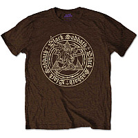 Black Sabbath koszulka, Henry Pyramid Emblem Chocolate Brown, męskie